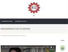 Tablet Screenshot of engineeringk12.org